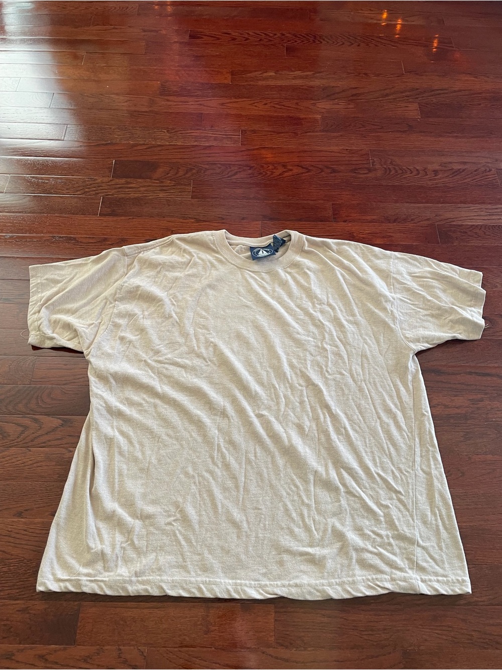 Women’s Plus Size Beige Short Sleeve T Shirt (size 20 W)
